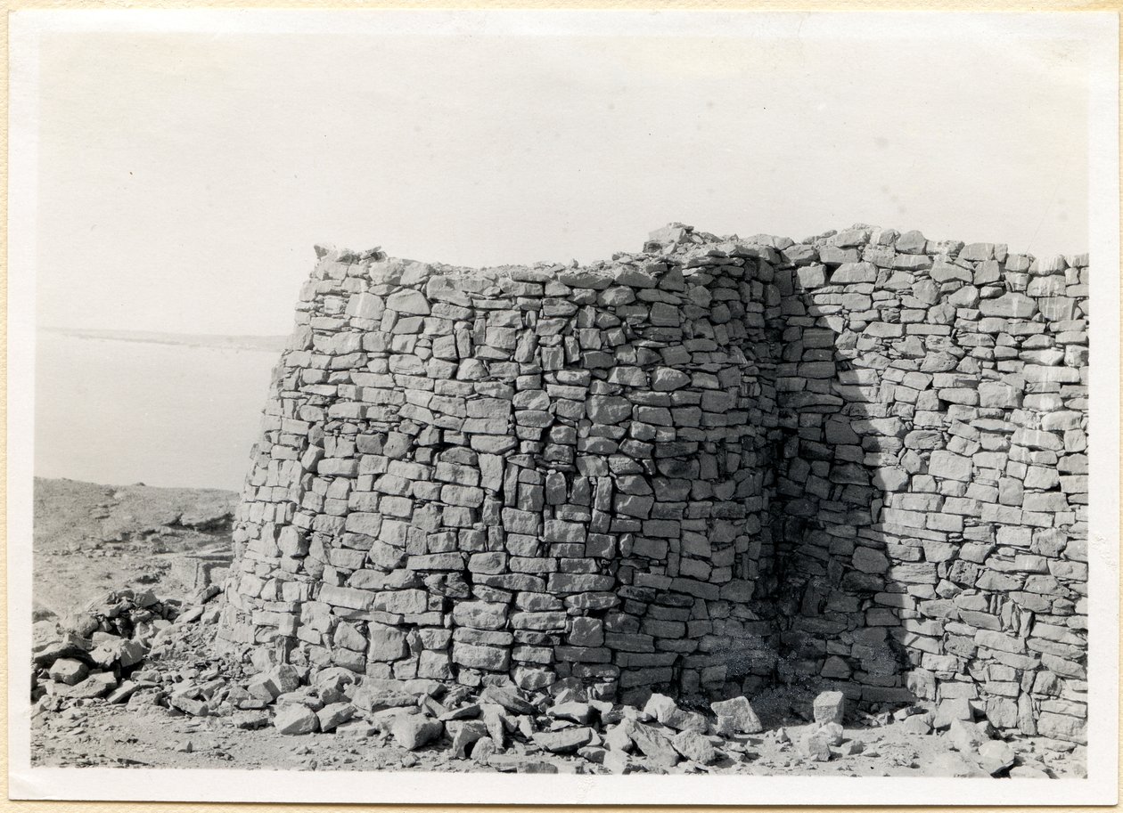Tower of southeast corner, Sabagura, Egypt by Ugo Monneret de Villard