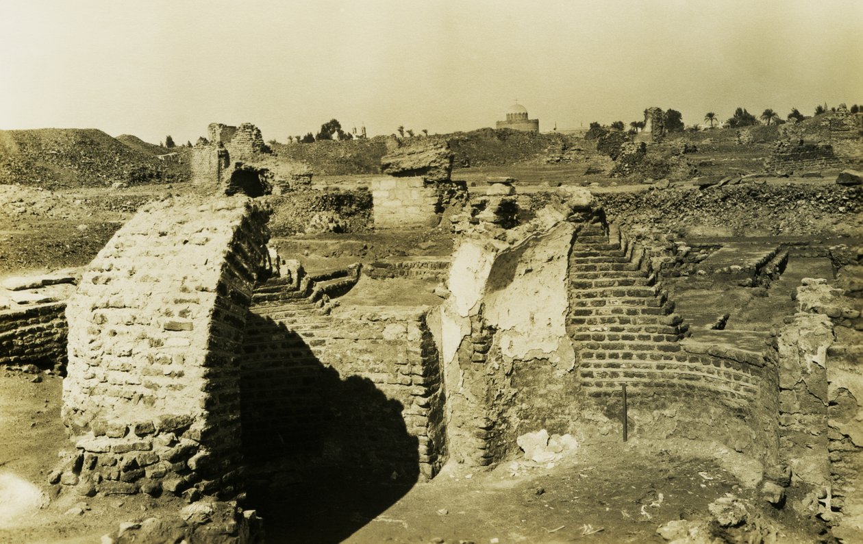 Trilobed building, al-Fustat, Egypt by Ugo Monneret de Villard