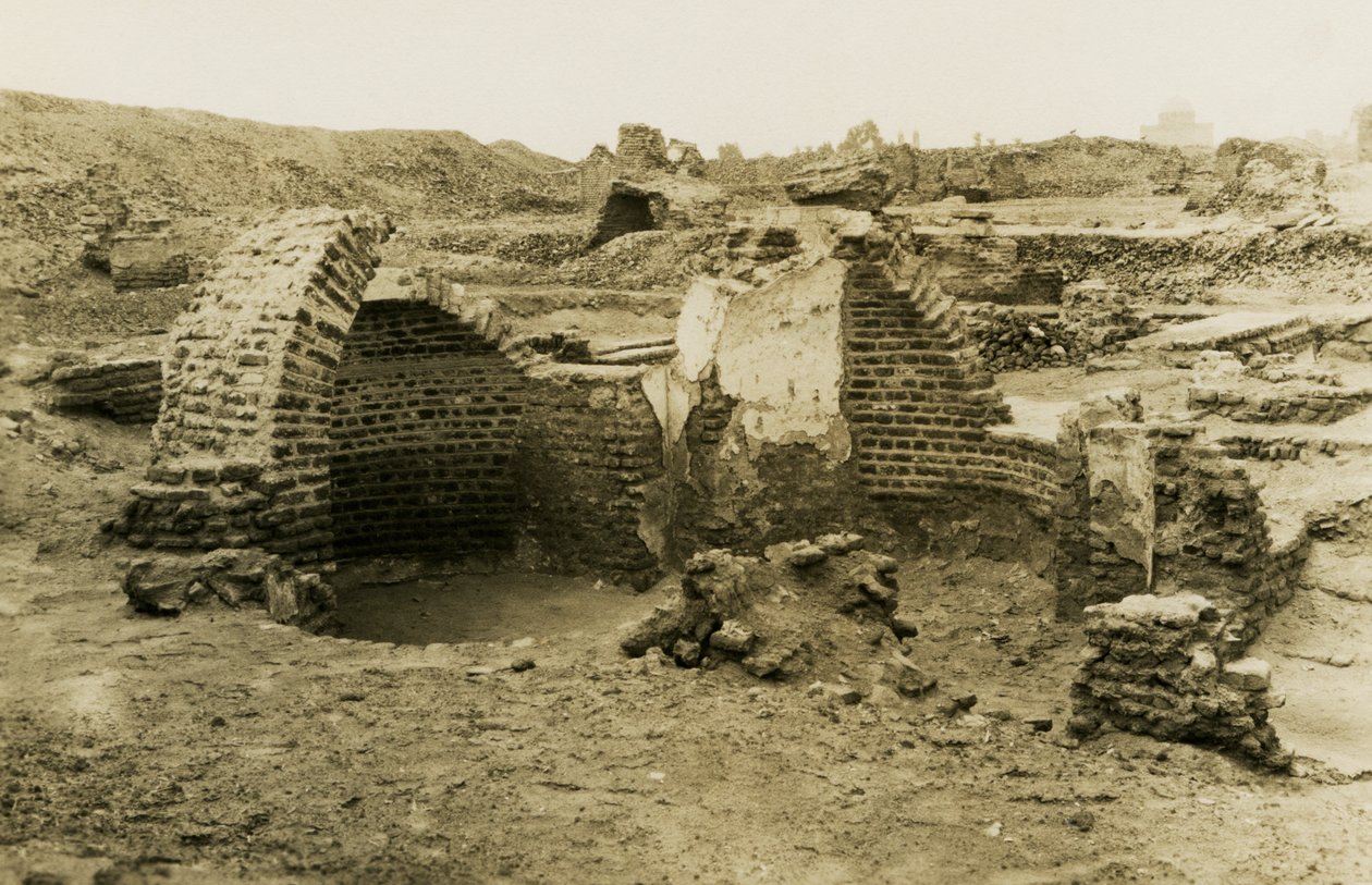 Trilobed building, al-Fustat, Egypt by Ugo Monneret de Villard