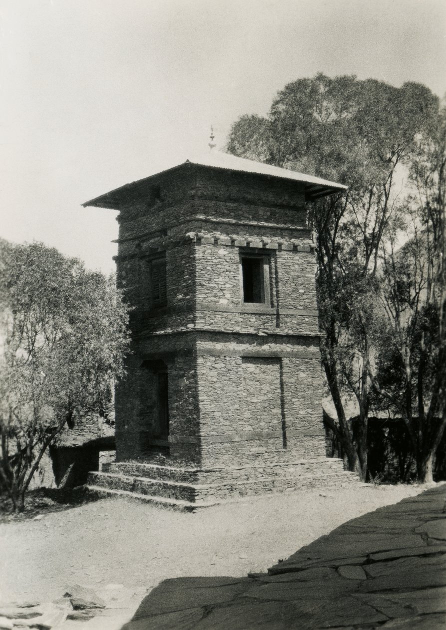 Two-story square building, Axum, Ethiopia by Ugo Monneret de Villard