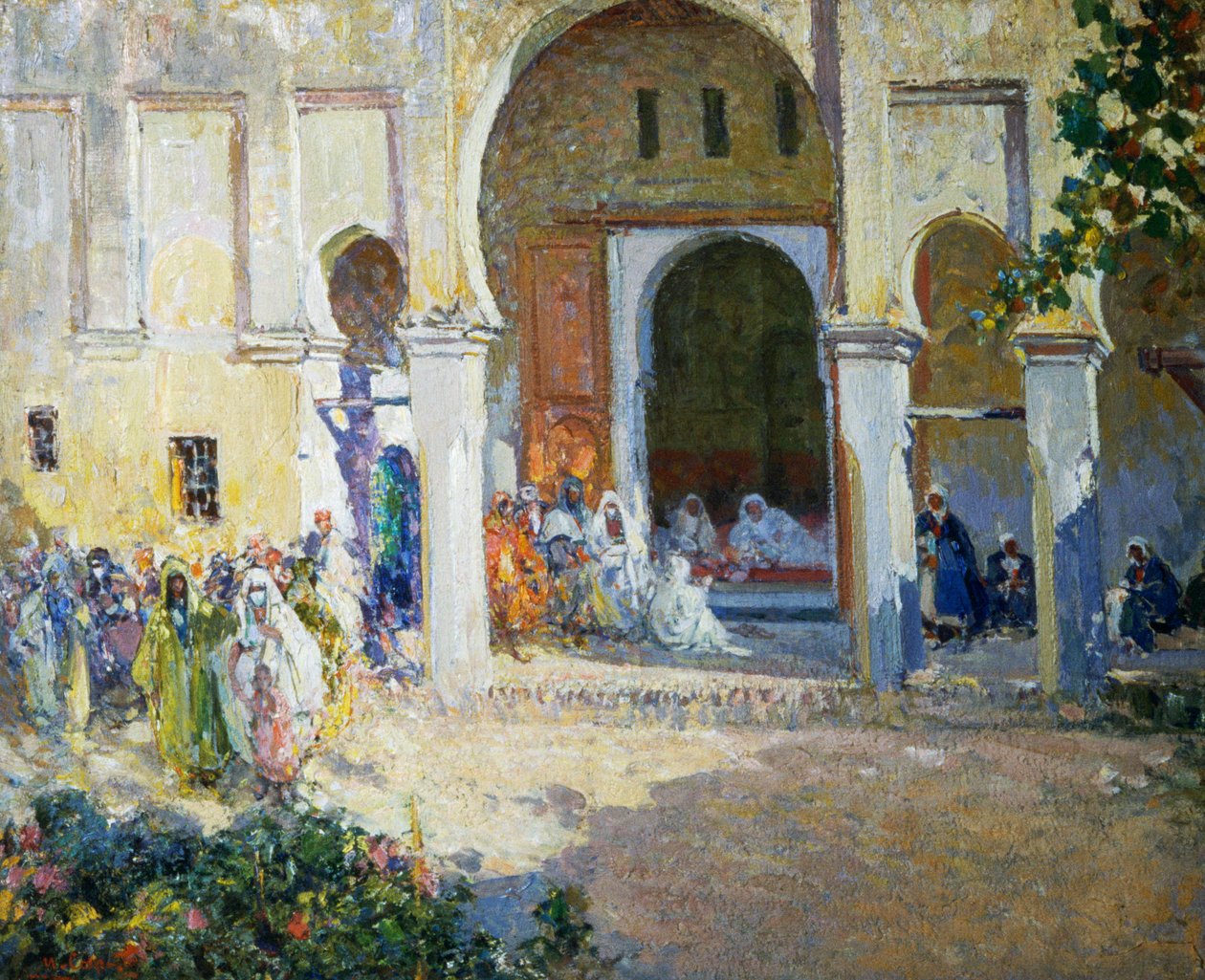 Judgment of the Pasha, Fes 1924 by Ulisse Caputo