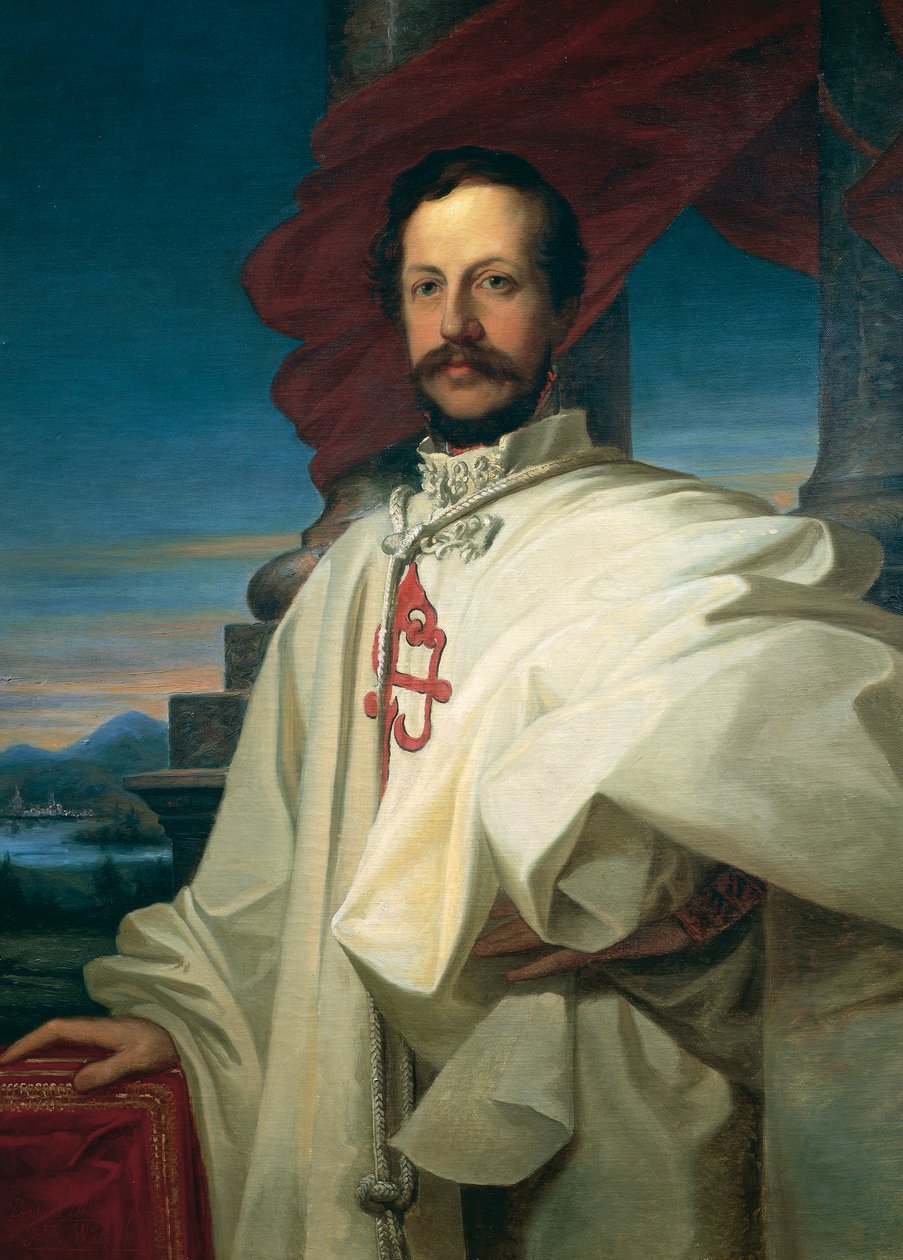 Portrait of Charles of Bourbon-Parma by Ulisse Passani