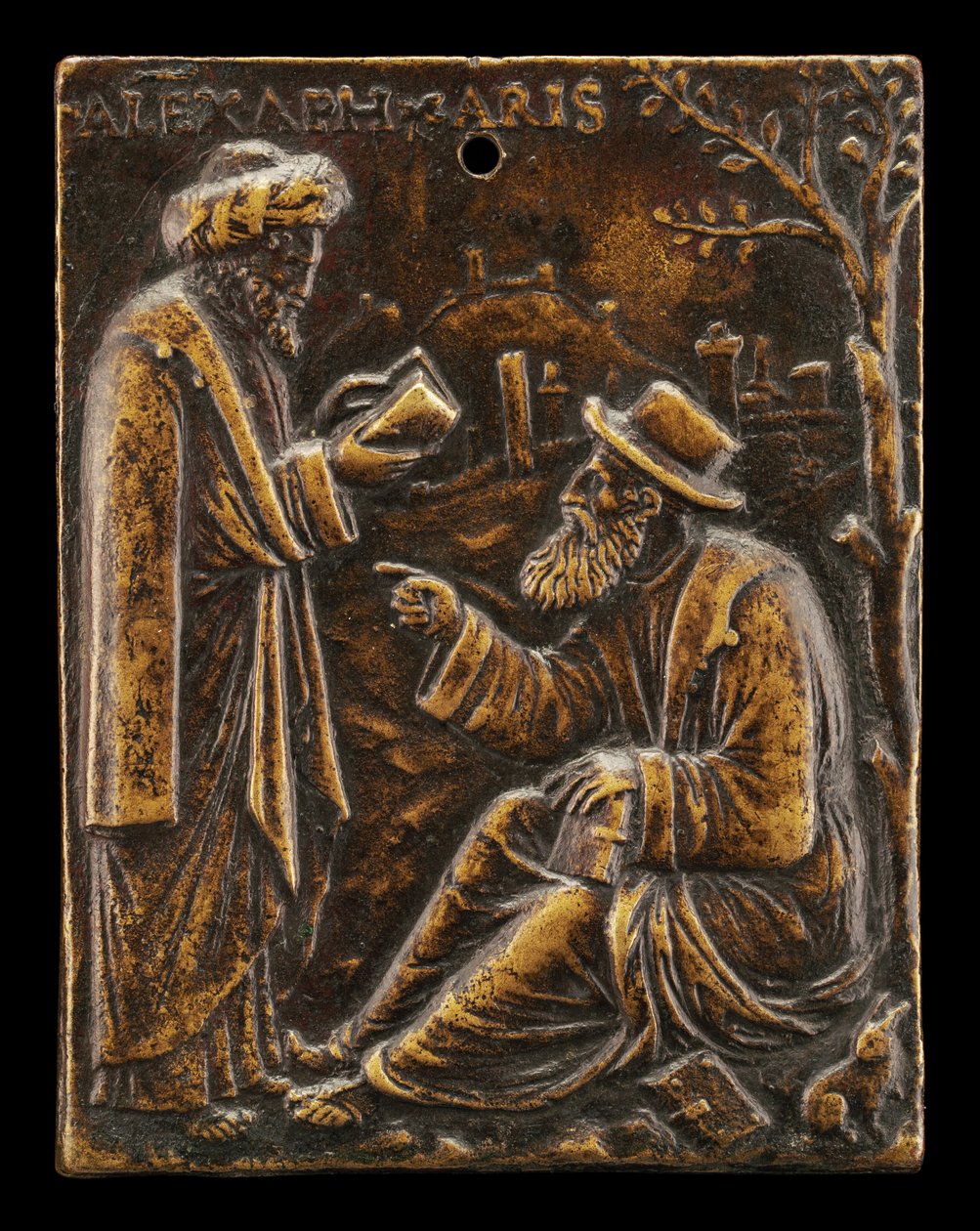 Aristotle and Alexander of Aphrodisias, early 16th century by Ulocrino