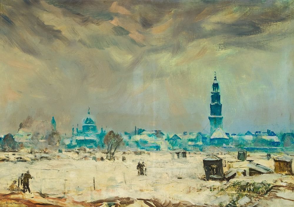 View of Winter Potsdam by Ulrich Hubner