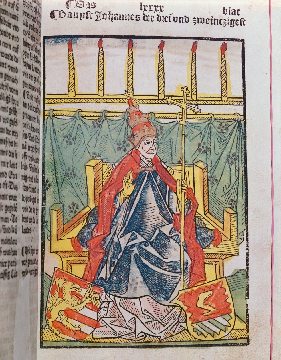 The Antipope John XXIII at the Council of Constance, 1483 by Ulrich von Richental