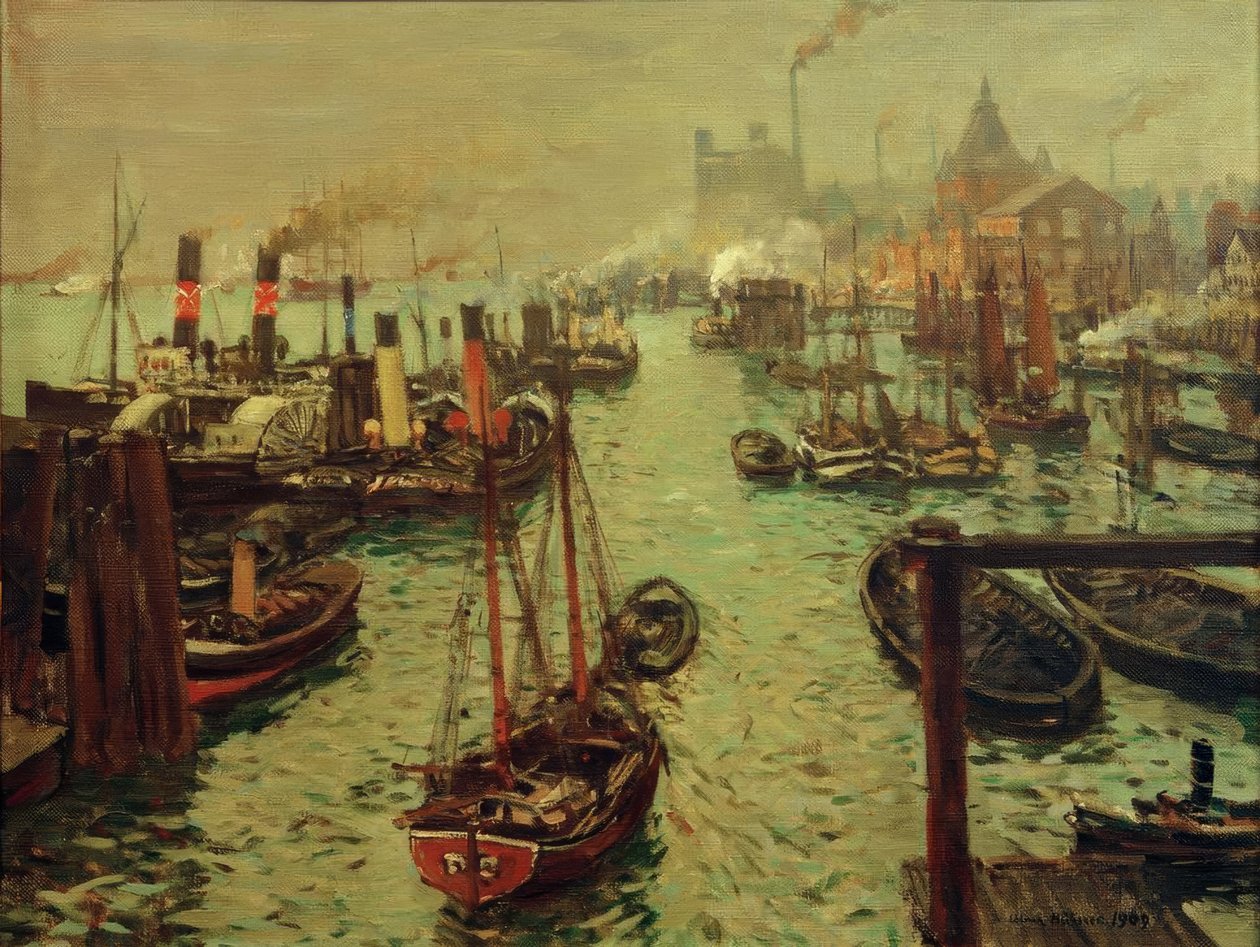 The Port of Hamburg by Ulrich Hubner