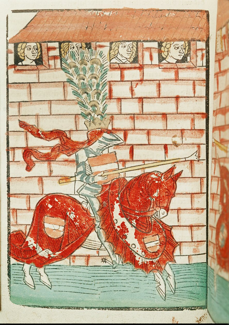 Duke Friedrich of Tyrol in a jousting tournament during the Council of Constance by Ulrich von Richental