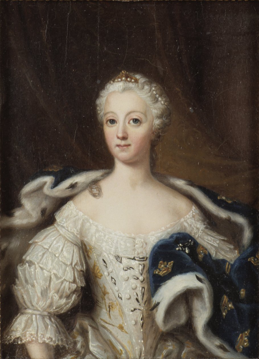 Portrait of Louisa Ulrika of Prussia, Queen of Sweden by Ulrika Fredrika Pasch
