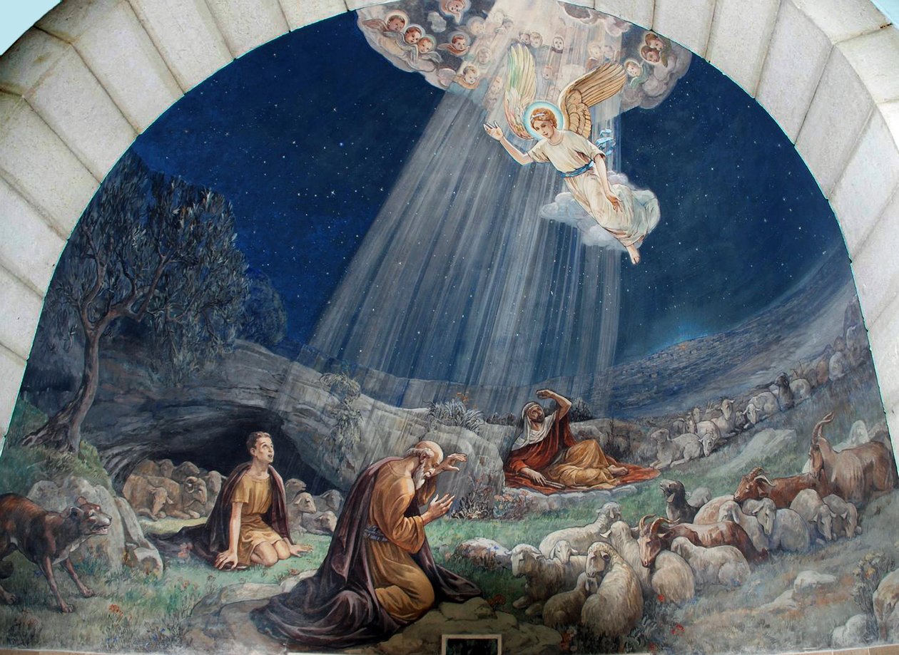 Angel of the Lord Visiting the Shepherds, Sanctuary of the Shepherd