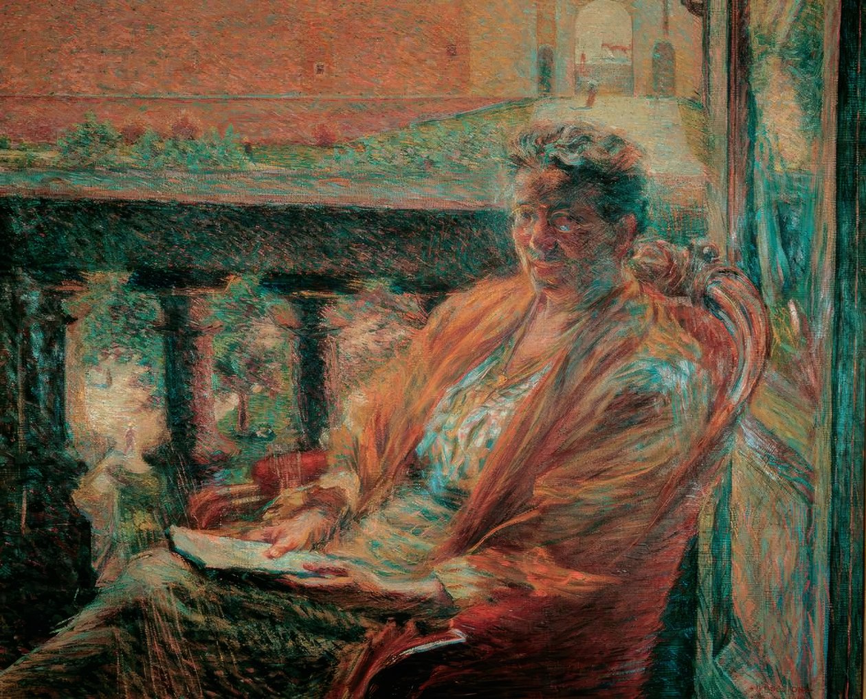 Portrait of Frau Meta Quarck by Umberto Boccioni