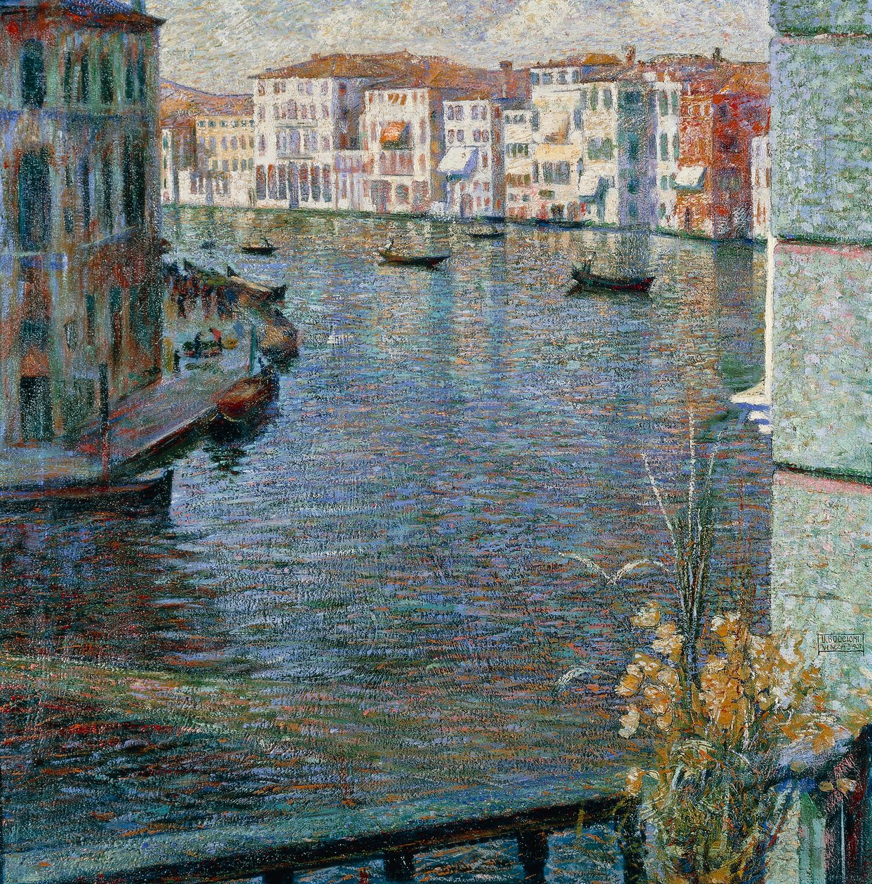 Grand Canal in Venice by Umberto Boccioni