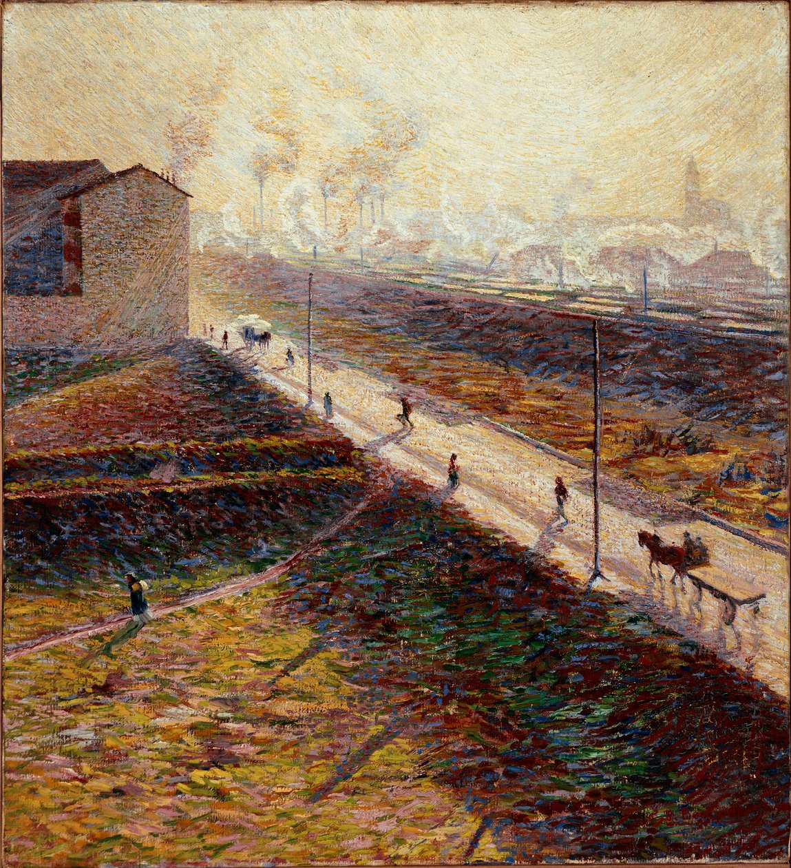 Morning or The Suburban Road in the Early Morning by Umberto Boccioni
