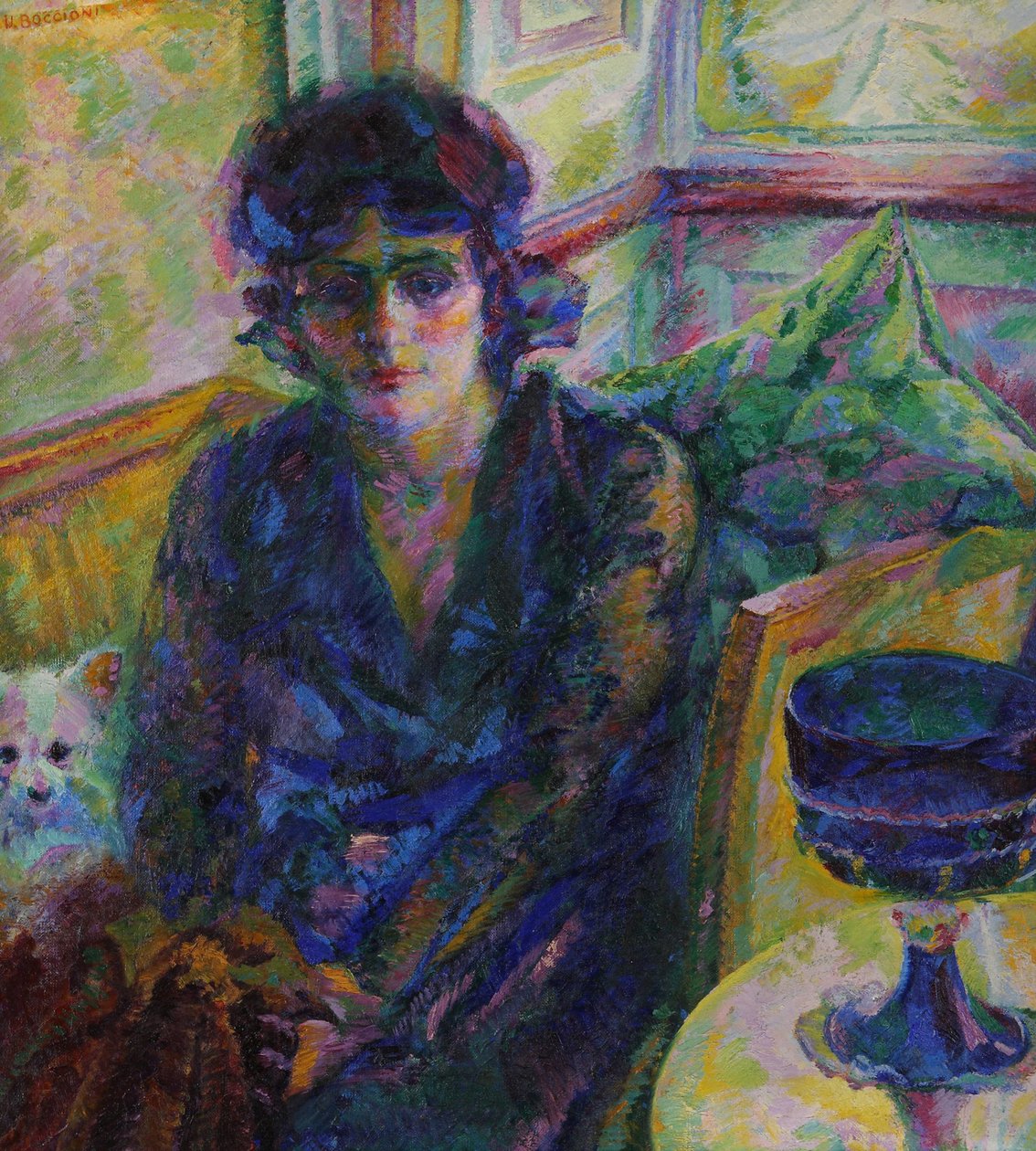 Portrait of Signora Cragnolini Fanna by Umberto Boccioni