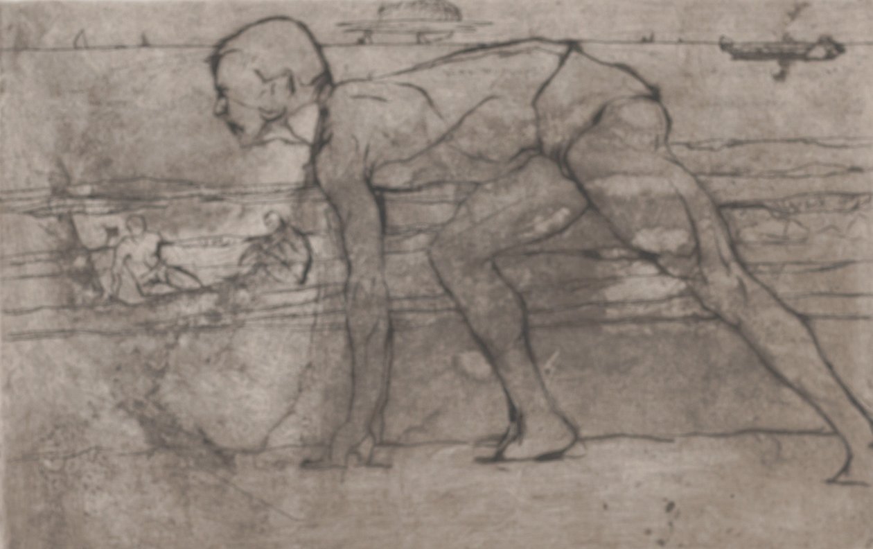 The Athlete, 1907 by Umberto Boccioni