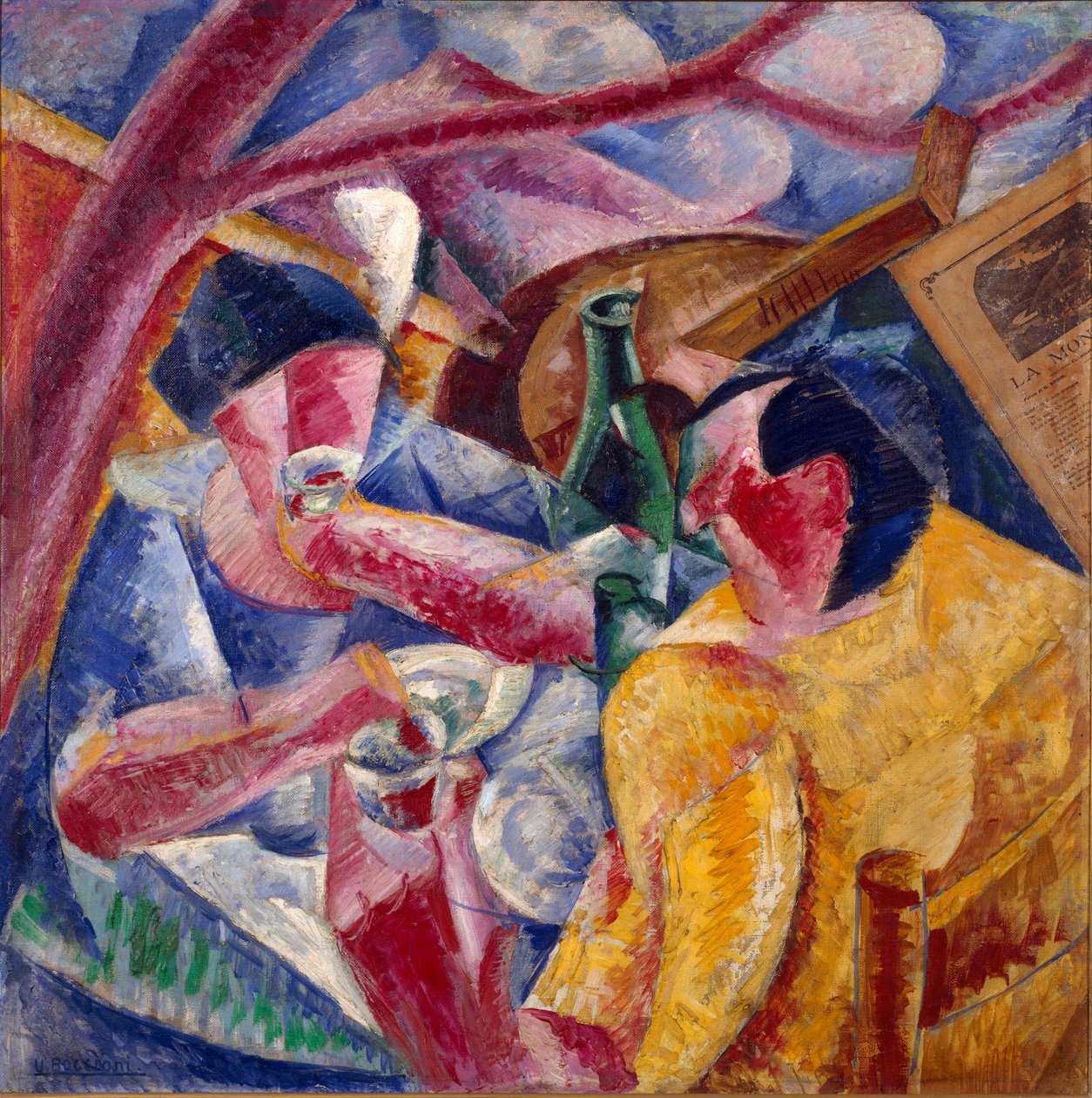 Under the Pergola, Naples by Umberto Boccioni