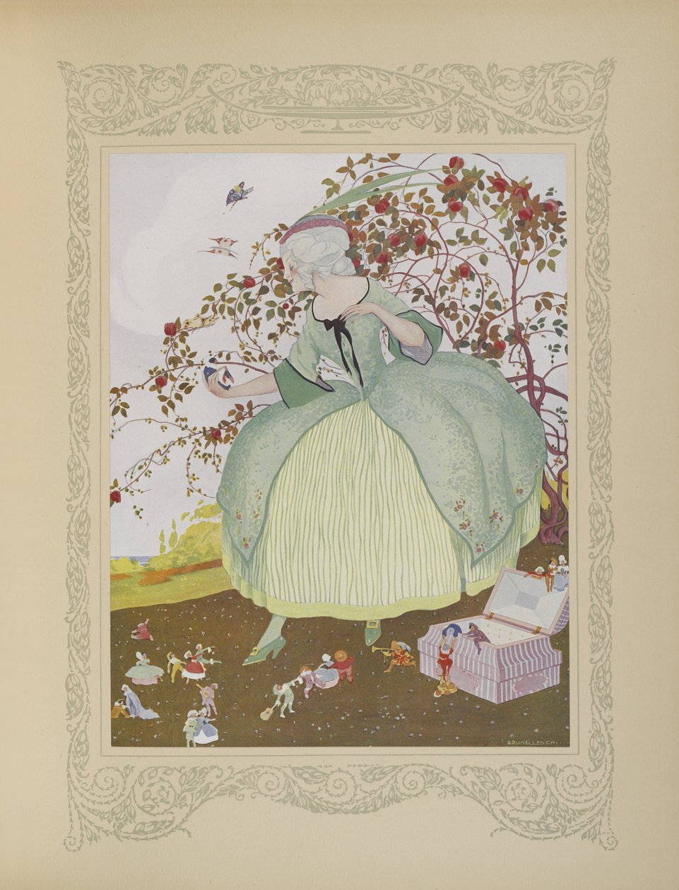 Gracieuse first took some pleasure in seeing such an extraordinary thing, illustration from 