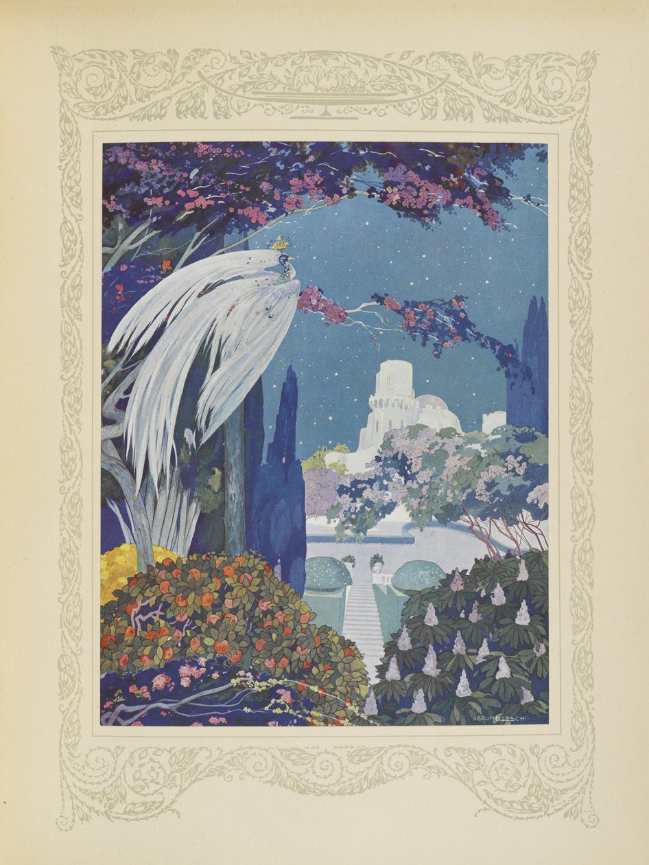 However the beautiful Bluebird never ceased to hover around the palace, illustration from 