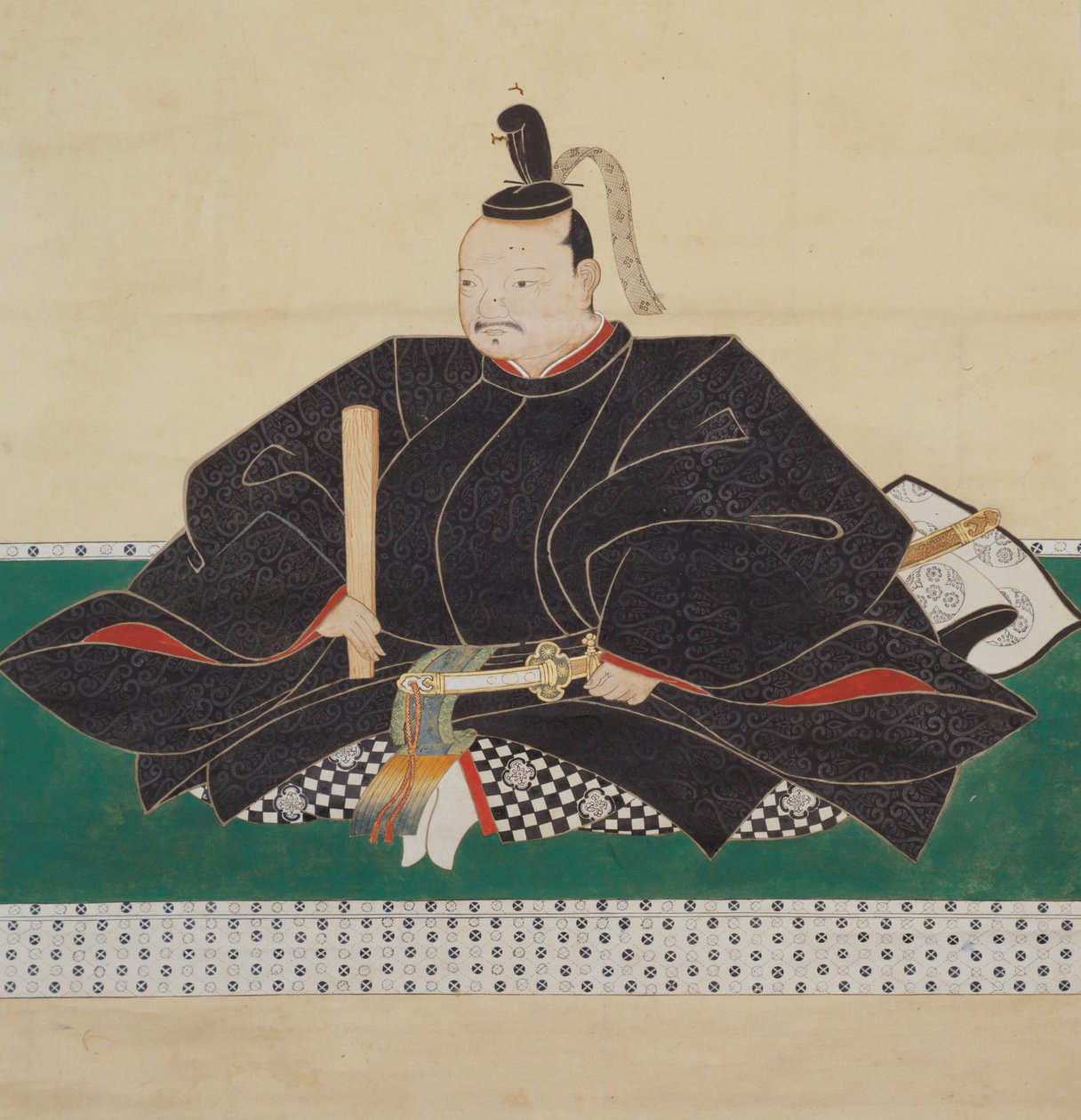 Portrait of Yoshikawa Motoharu (Suiran-in Kaishu Masanori, Yoshikawa Koretari) by Unbekannt Unbekannt