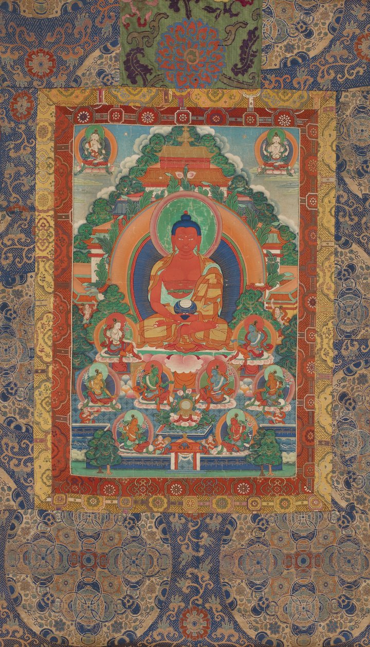 Amitabha in Sukhavati Pure Land by Unbekannt Unbekannt