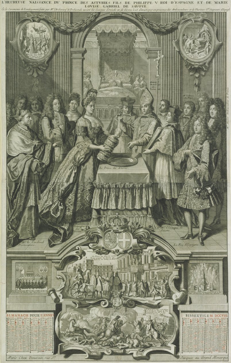Birth of the Prince of Asturias by Unbekannt Unbekannt