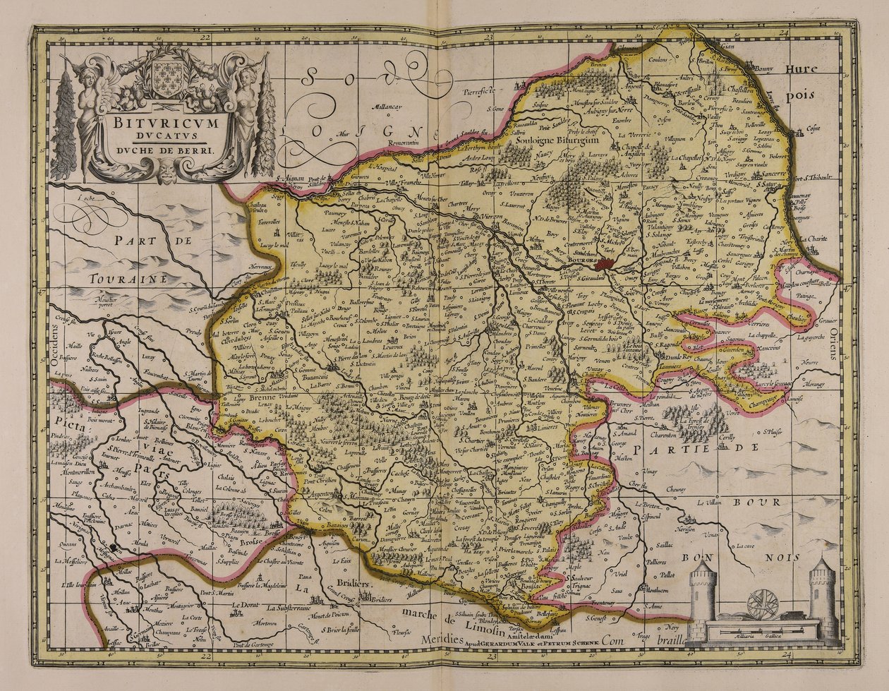 Bituricum Ducatus = Duchy of Berry by Unbekannt Unbekannt
