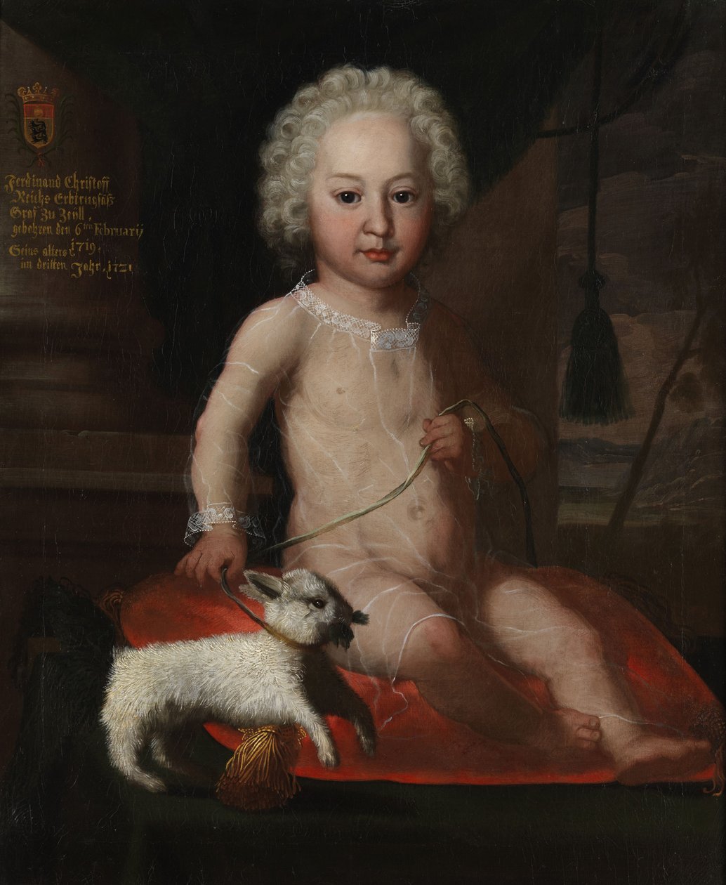 Portrait of Ferdinand Christoph von Waldburg-Zeil as a Child (born 1719) by Unbekannt Unbekannt