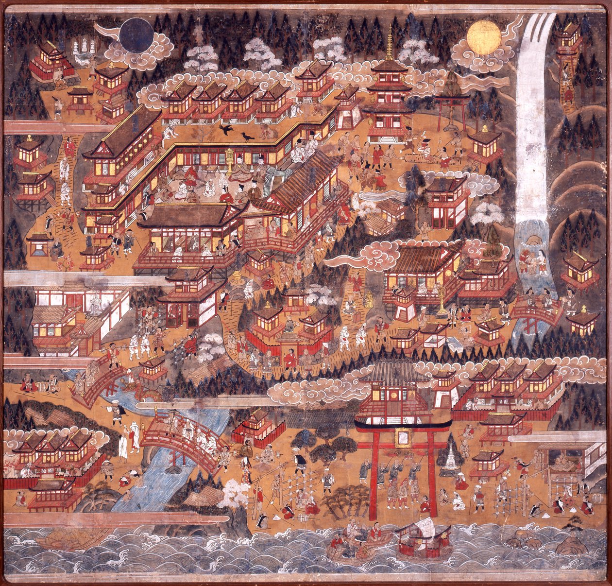 Kumano Nachi Mandala by Unbekannt Unbekannt