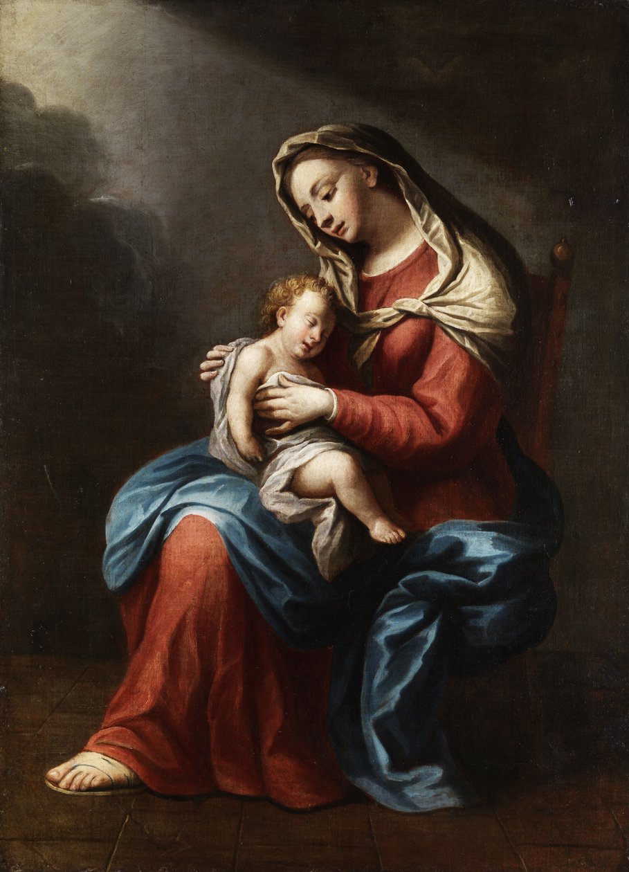 Madonna and Child by Unbekannt Unbekannt