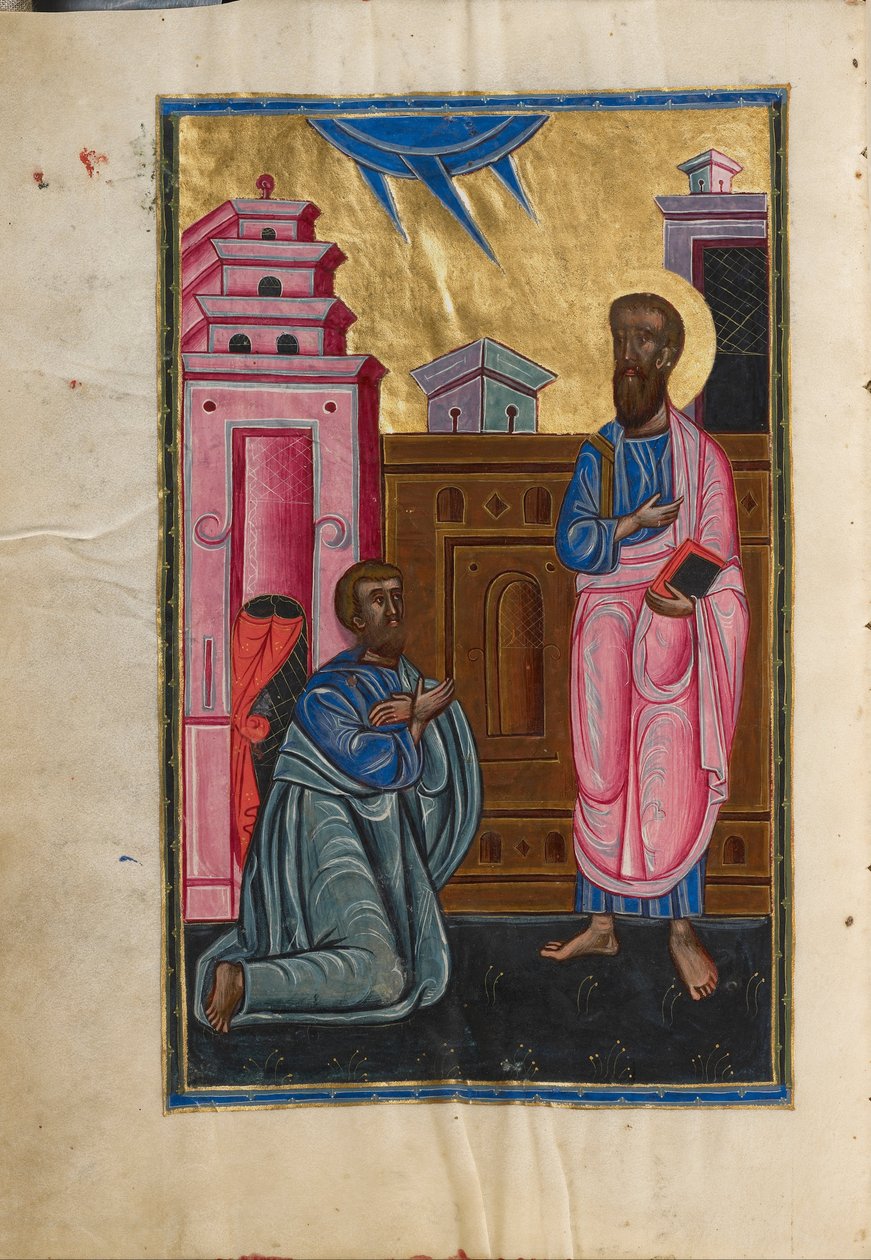 Saint Paul and Sergius, Roman Proconsul in Cyprus by Unbekannt Unbekannt