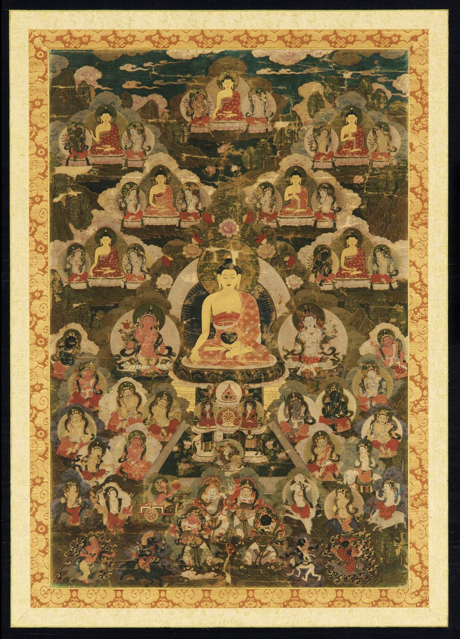 The Eight Medicine Buddhas by Unbekannt Unbekannt