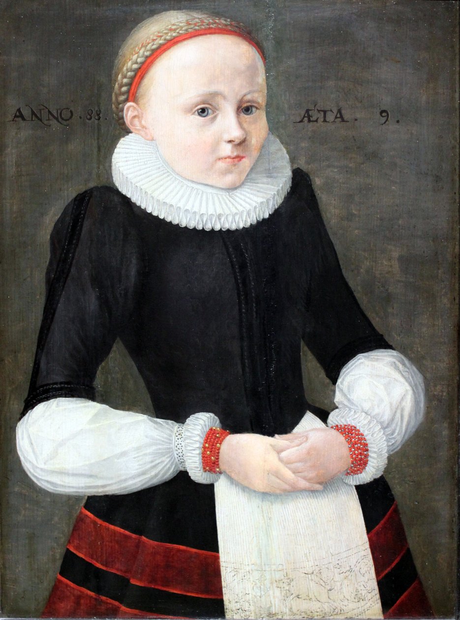 Portrait of Maria Jacobina Völker by Unbekannt Unbekannt