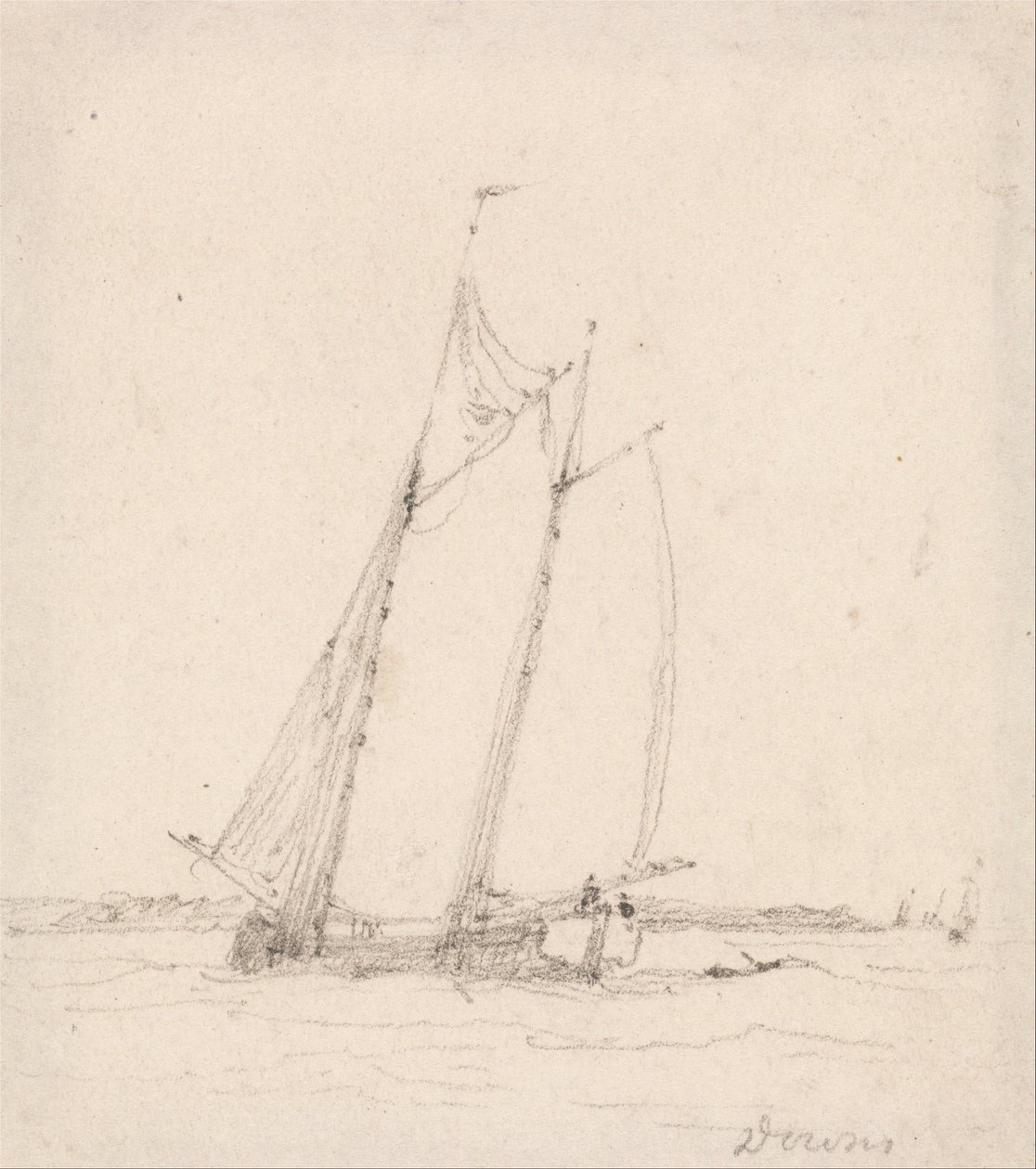 A Sailing Barge in the Downs by Unbekannt Unbekannt