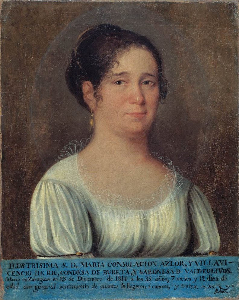 María Consolación Azlor, Countess of Bureta by Unbekannt Unbekannt