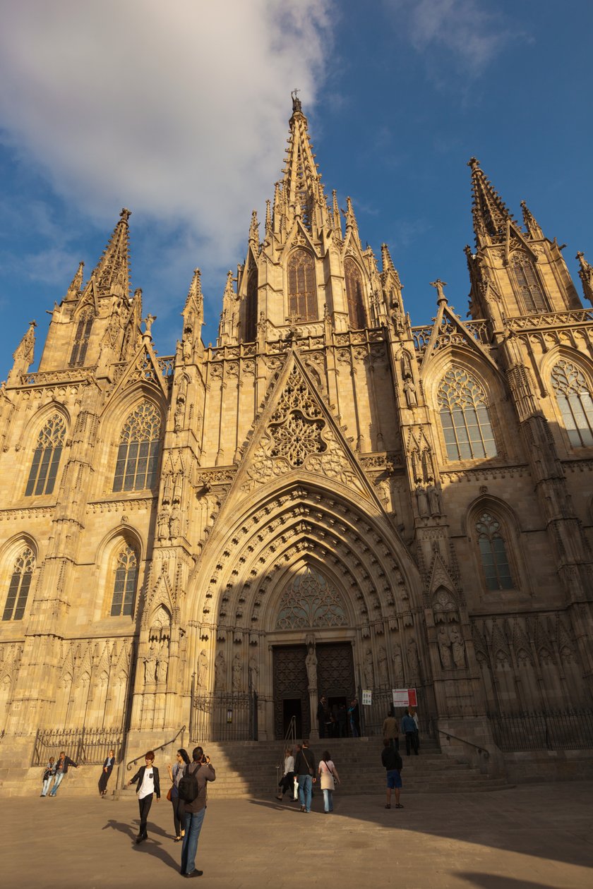 Barcelona, Spain. The Gothic Cathedral by Unbekannt Unbekannt