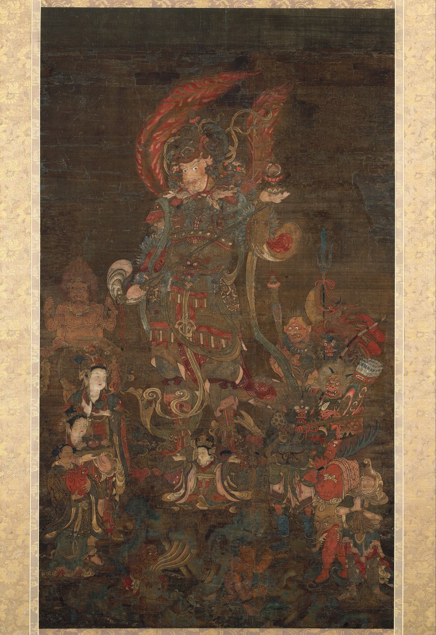 Bishamonten, the Guardian of the North, with his Retinue by Unbekannt Unbekannt