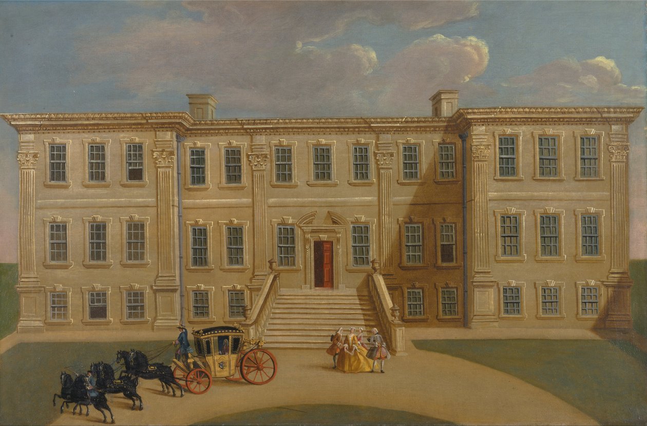 Calke Hall, Derbyshire, the Seat of Sir Henry Harpur, Bt. by Unbekannt Unbekannt