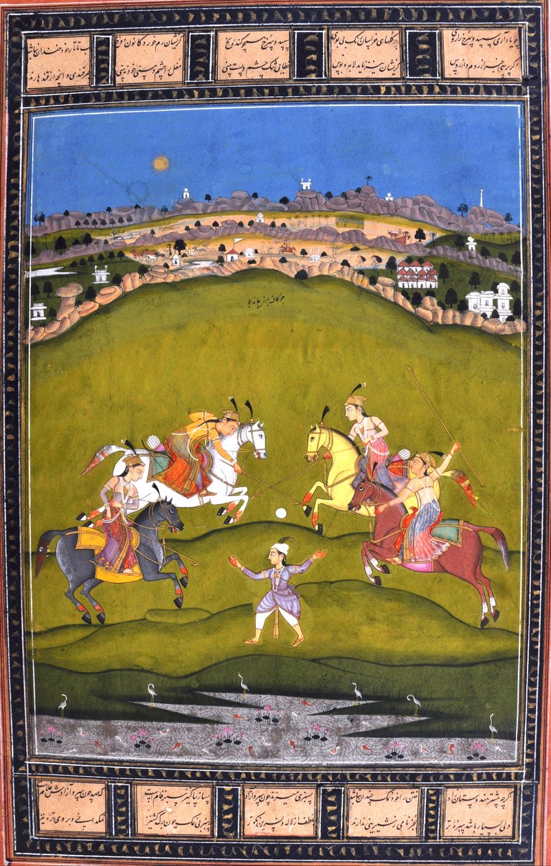 Chand Bibi Playing Polo by Unbekannt Unbekannt