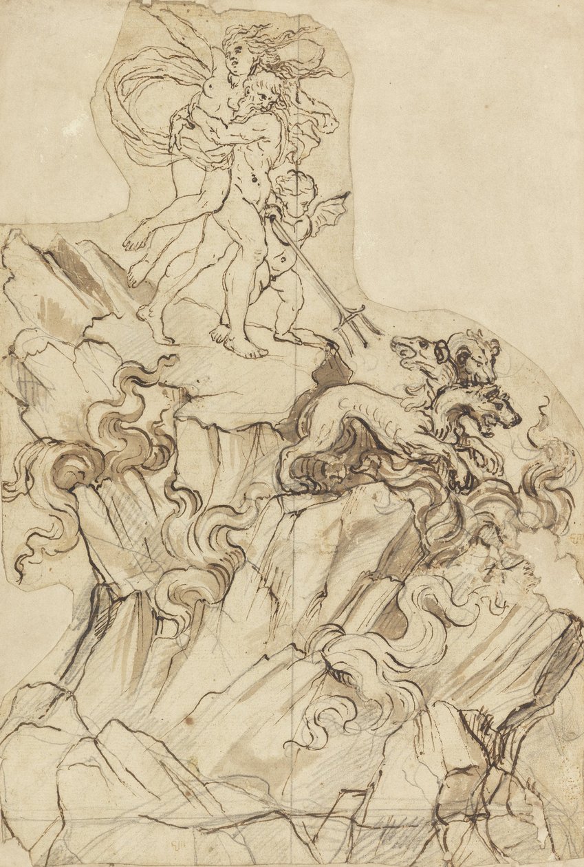 Design for a Fountain by Unbekannt Unbekannt