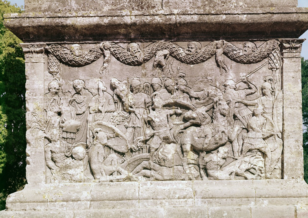 Detail of the Mausoleum by Unbekannt Unbekannt