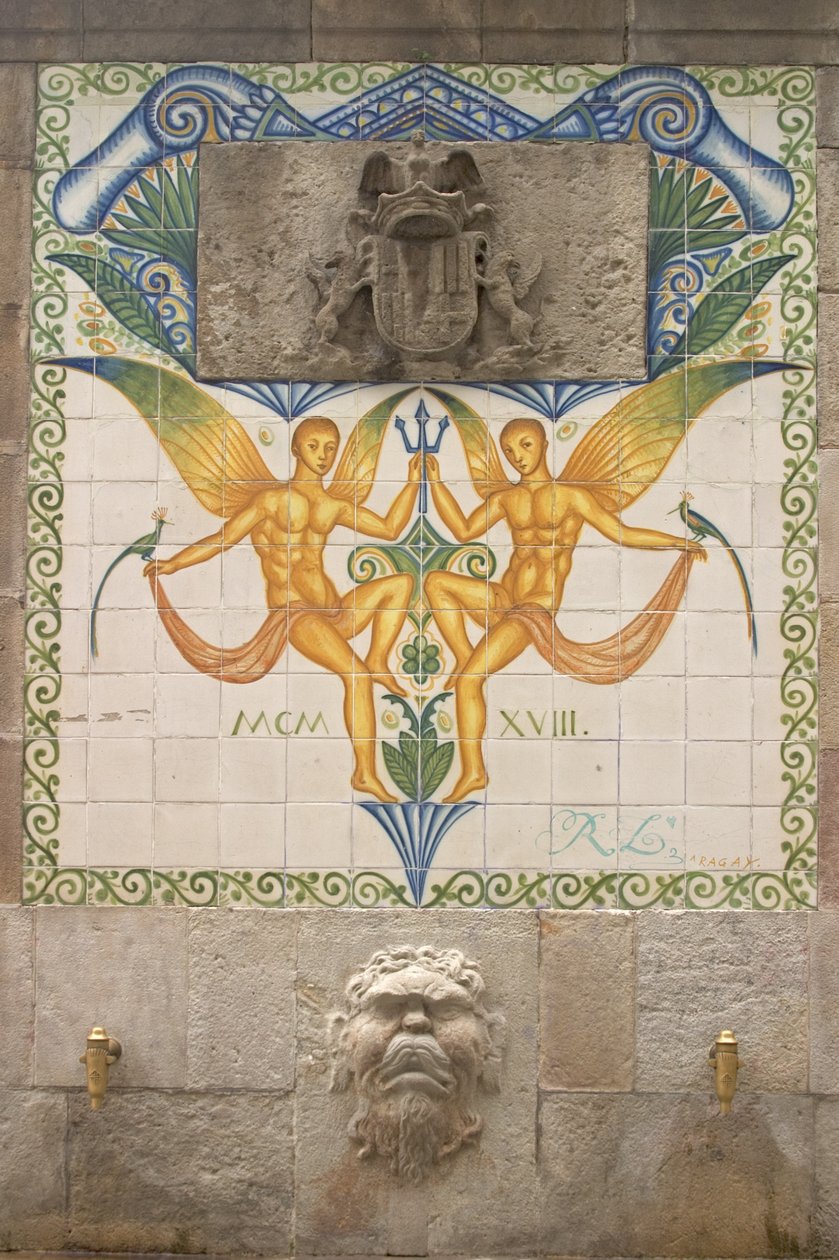 Fountain Decoration by Unbekannt Unbekannt