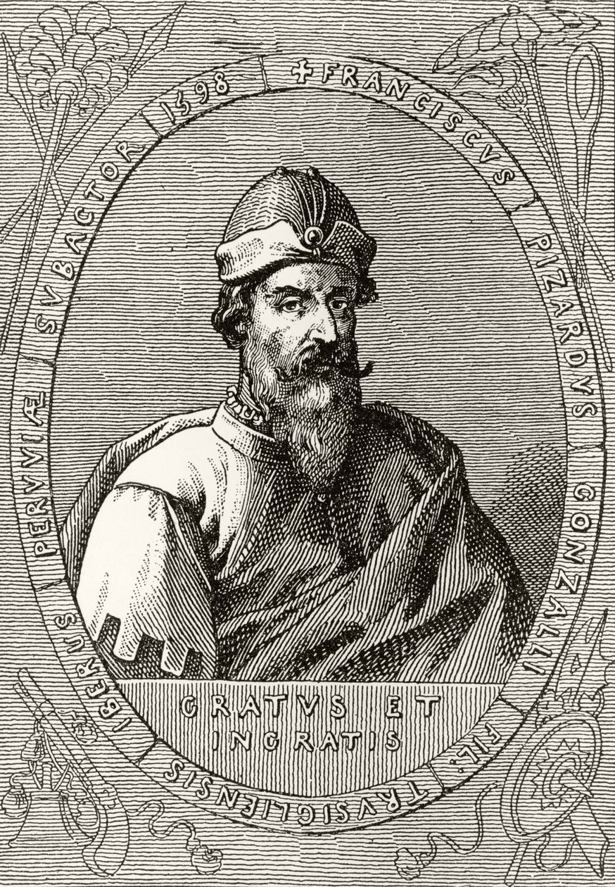 Francisco Pizarro Gonzalez by Unbekannt Unbekannt