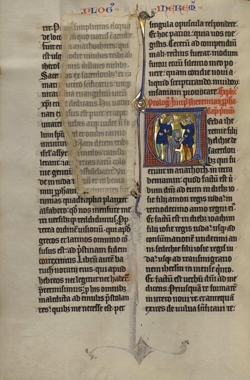 Initial V: The Stoning of Jeremiah by Unbekannt Unbekannt