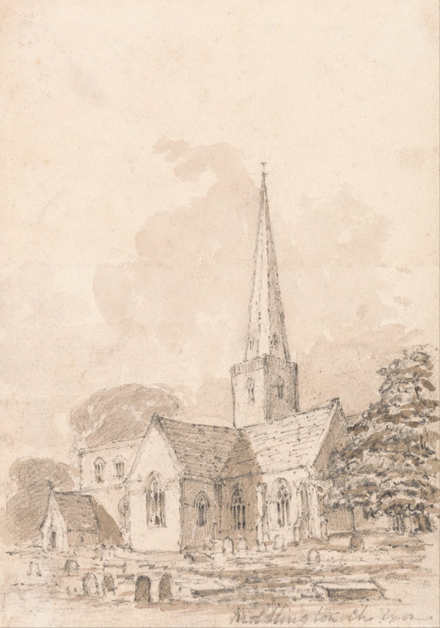 Kiddlington Church, Oxfordshire by Unbekannt Unbekannt