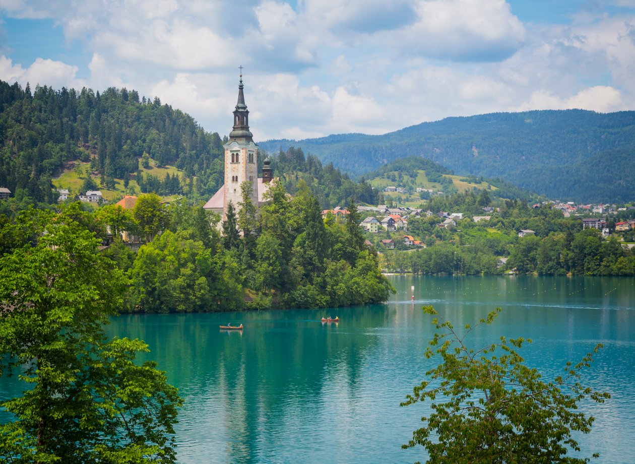 Lake Bled, Slovenia by Unbekannt Unbekannt