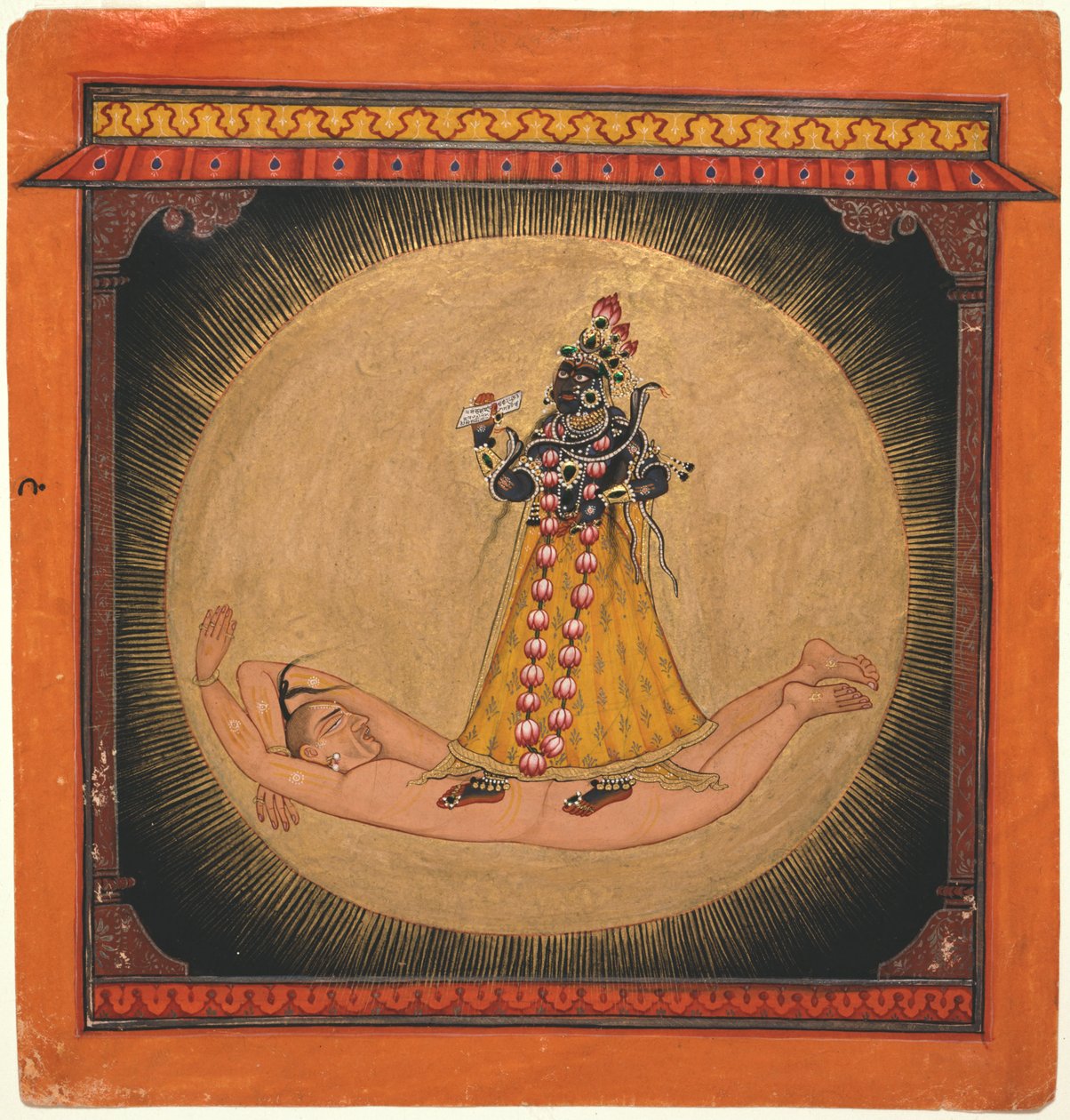 Bhadrakali within the Rising Sun by Unbekannt Unbekannt