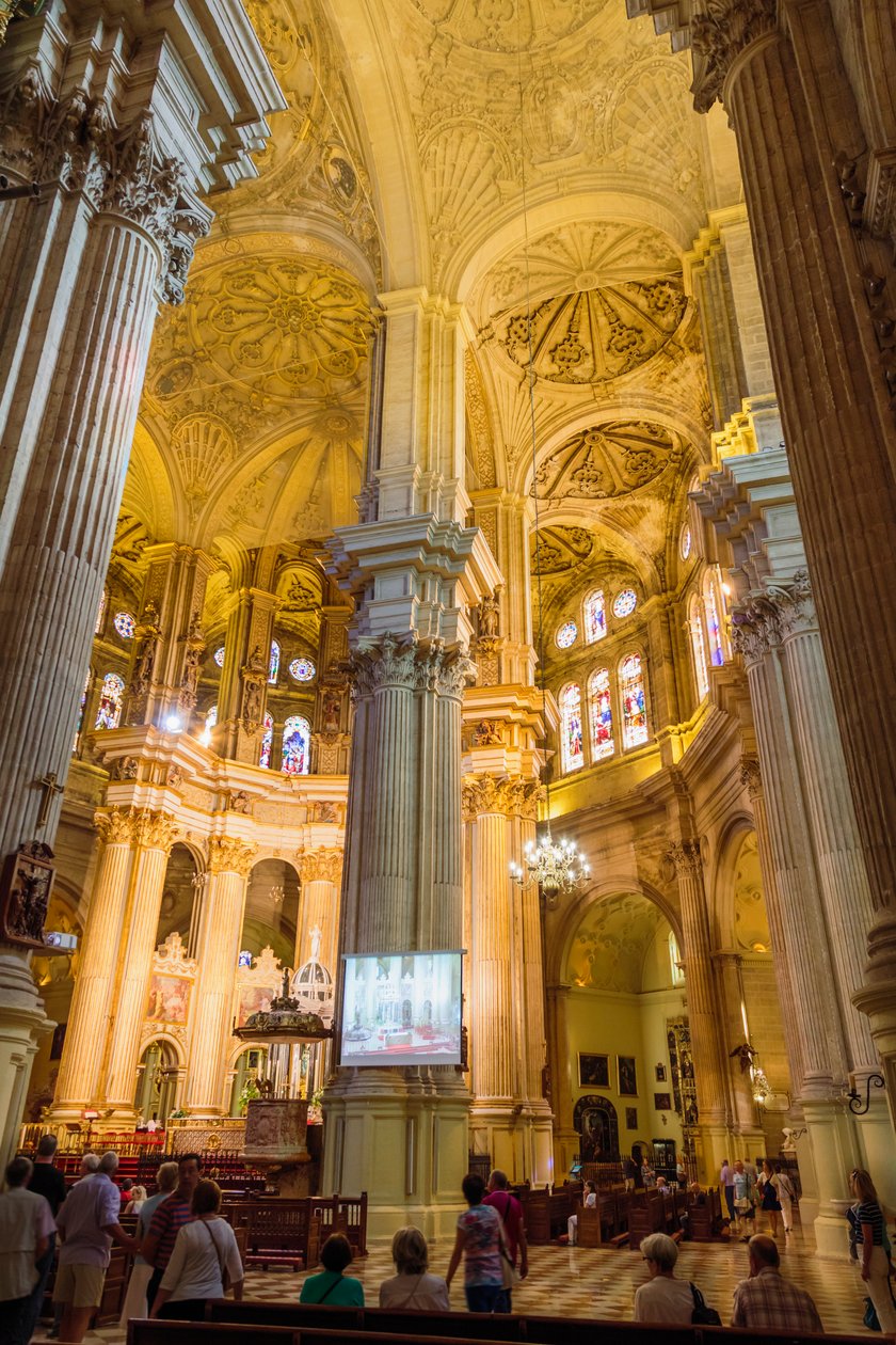 Malaga, Costa del Sol, Spain. Cathedral. by Unbekannt Unbekannt