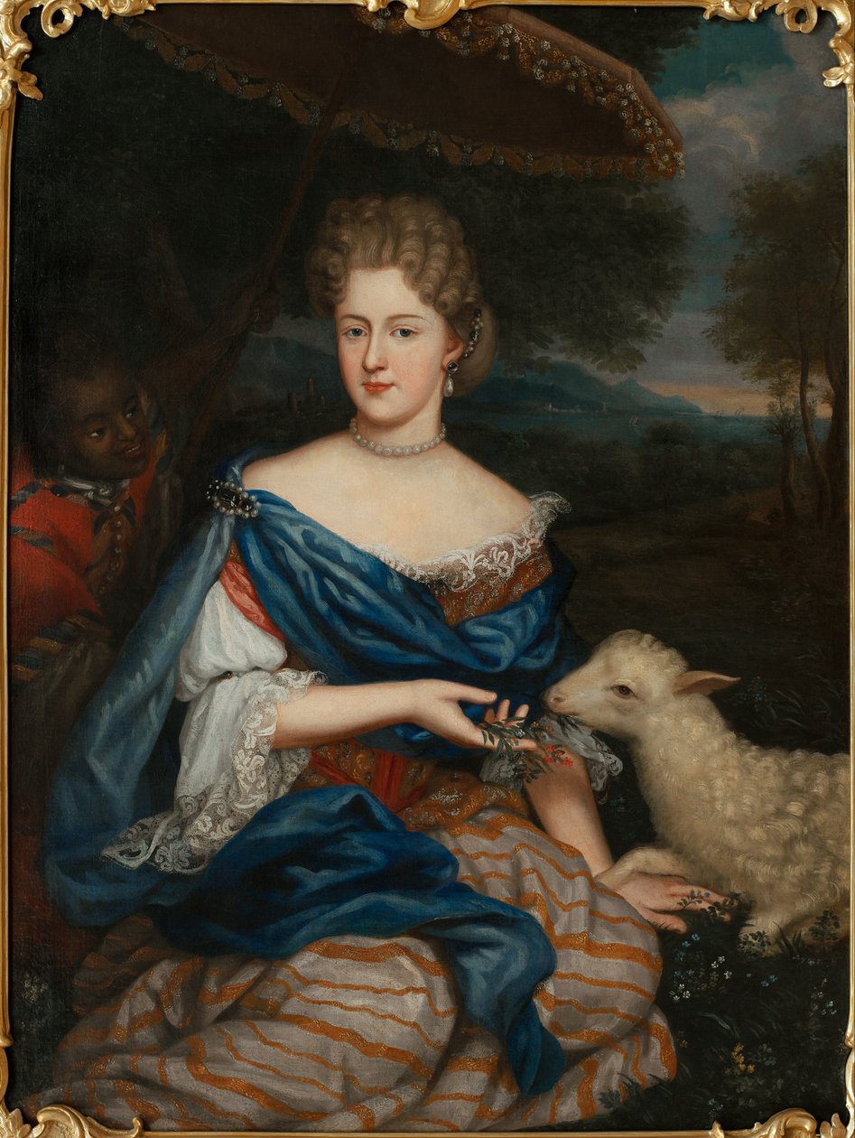Portrait of Maria Carolina de Bouillon by Unbekannt Unbekannt