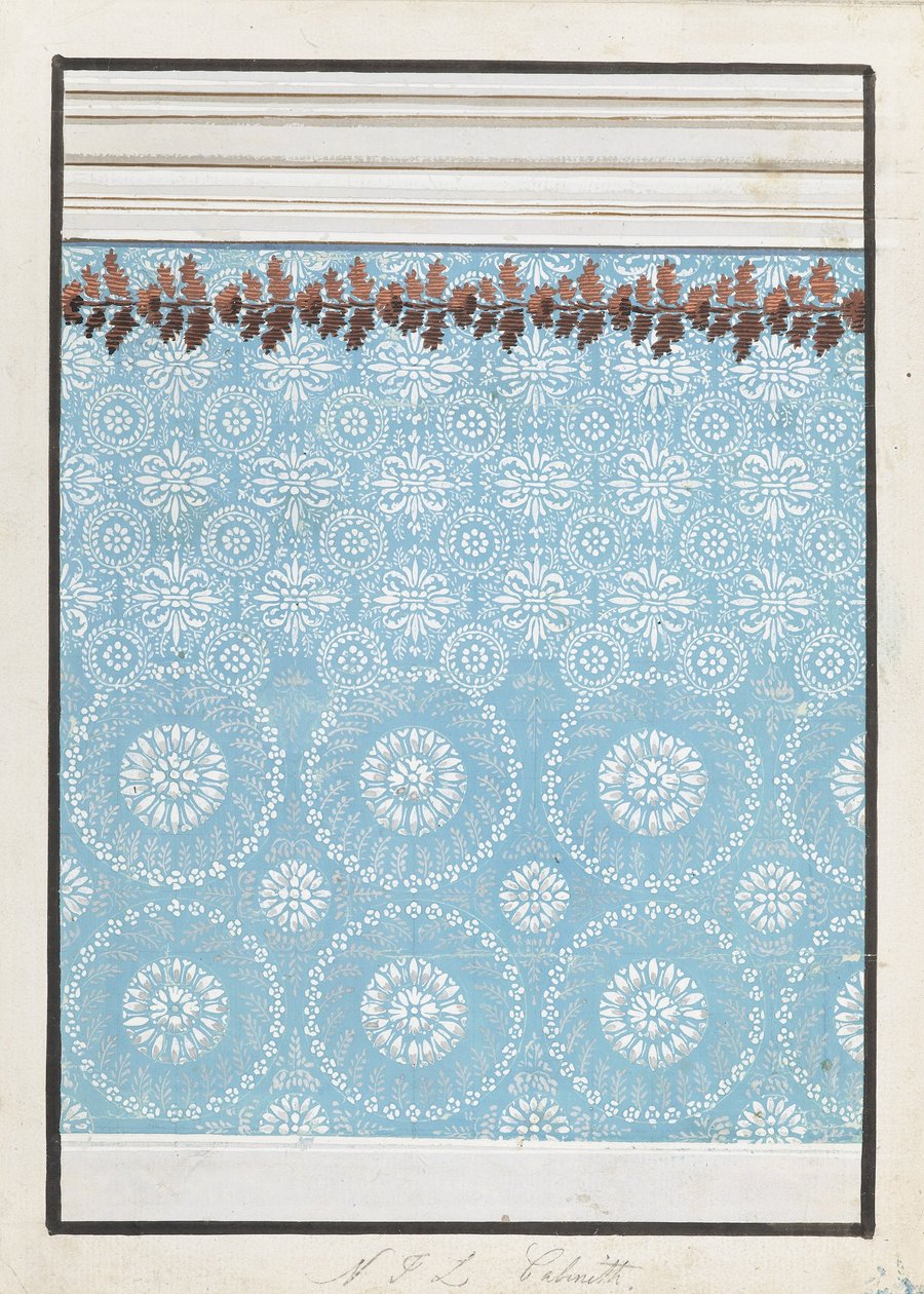 Project for the Painted Decoration of a Wall, with Alternate Suggestions by Unbekannt Unbekannt