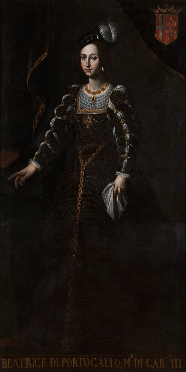 Portrait of Beatrice of Braganza by Unbekannt Unbekannt