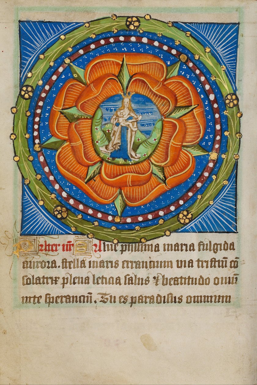 Rosary with Virgo Lactans by Unbekannt Unbekannt